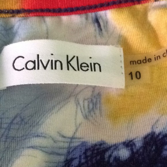 Calvin Klein Big Floral Maxi Sun Dress- Size 10 - Picture 5 of 12